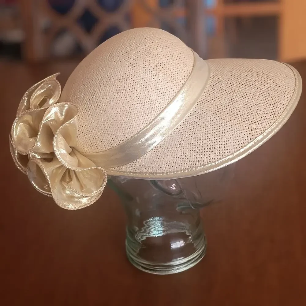 Vintage Rare San Francisco Sonni woven straw hat. Made in USA - Picture 8 of 9